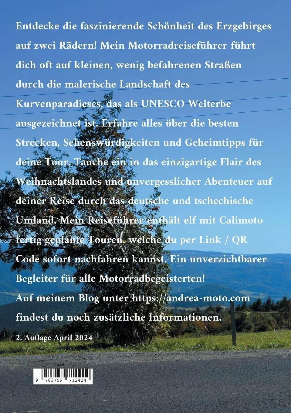 Rückseite: 9783759712424 | Reiseführer Erzgebirge | Andrea Bieber | Taschenbuch | 160 S. | 2024