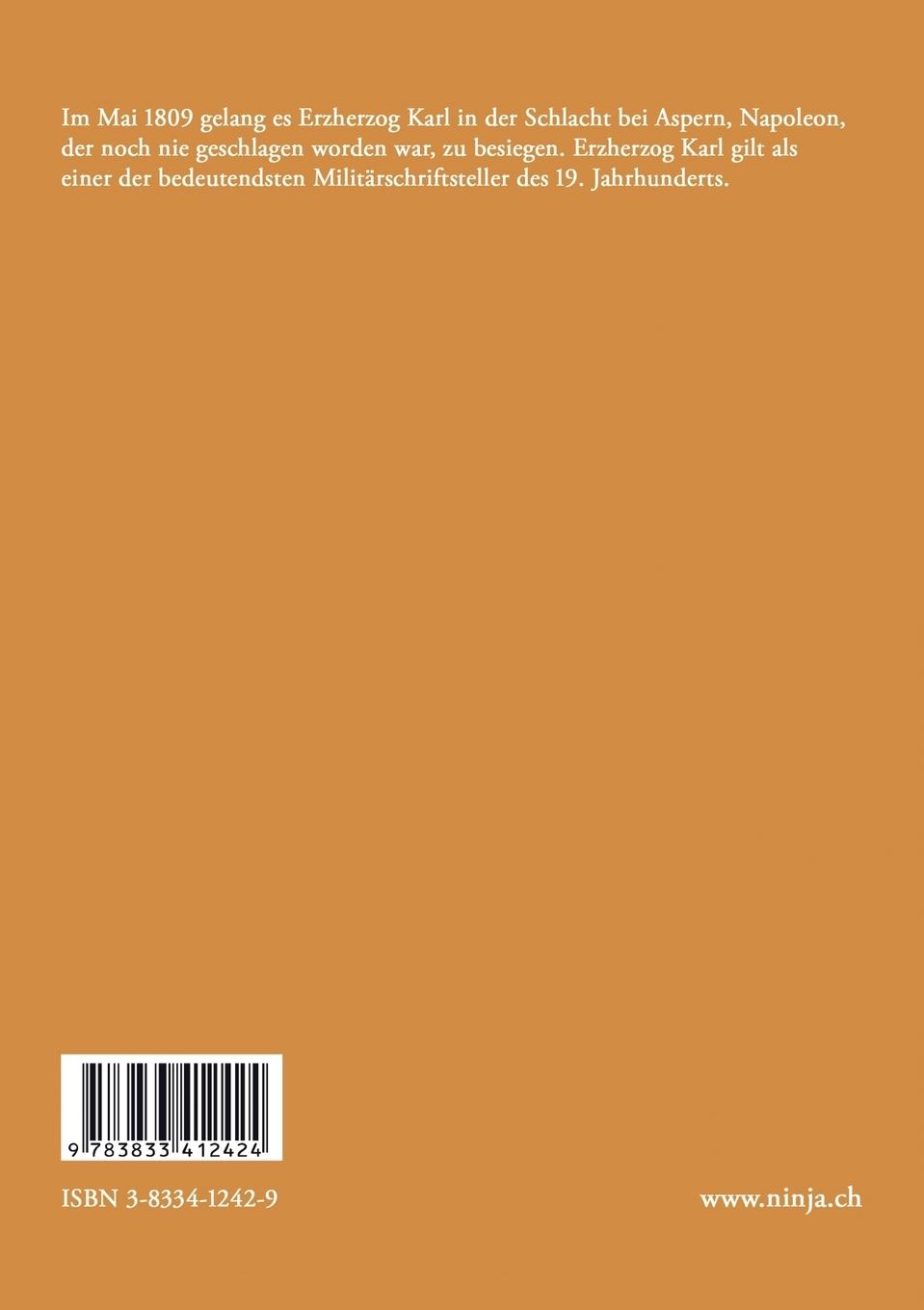 Rückseite: 9783833412424 | Erzherzog Karl | Ausgewählte militärische Schriften | Rainer Hauser