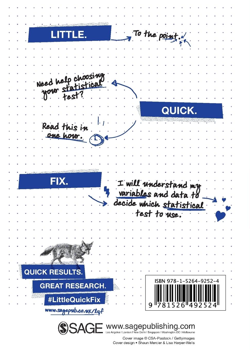 Rückseite: 9781526492524 | Choose Your Statistical Test | Little Quick Fix | Maureen Haaker