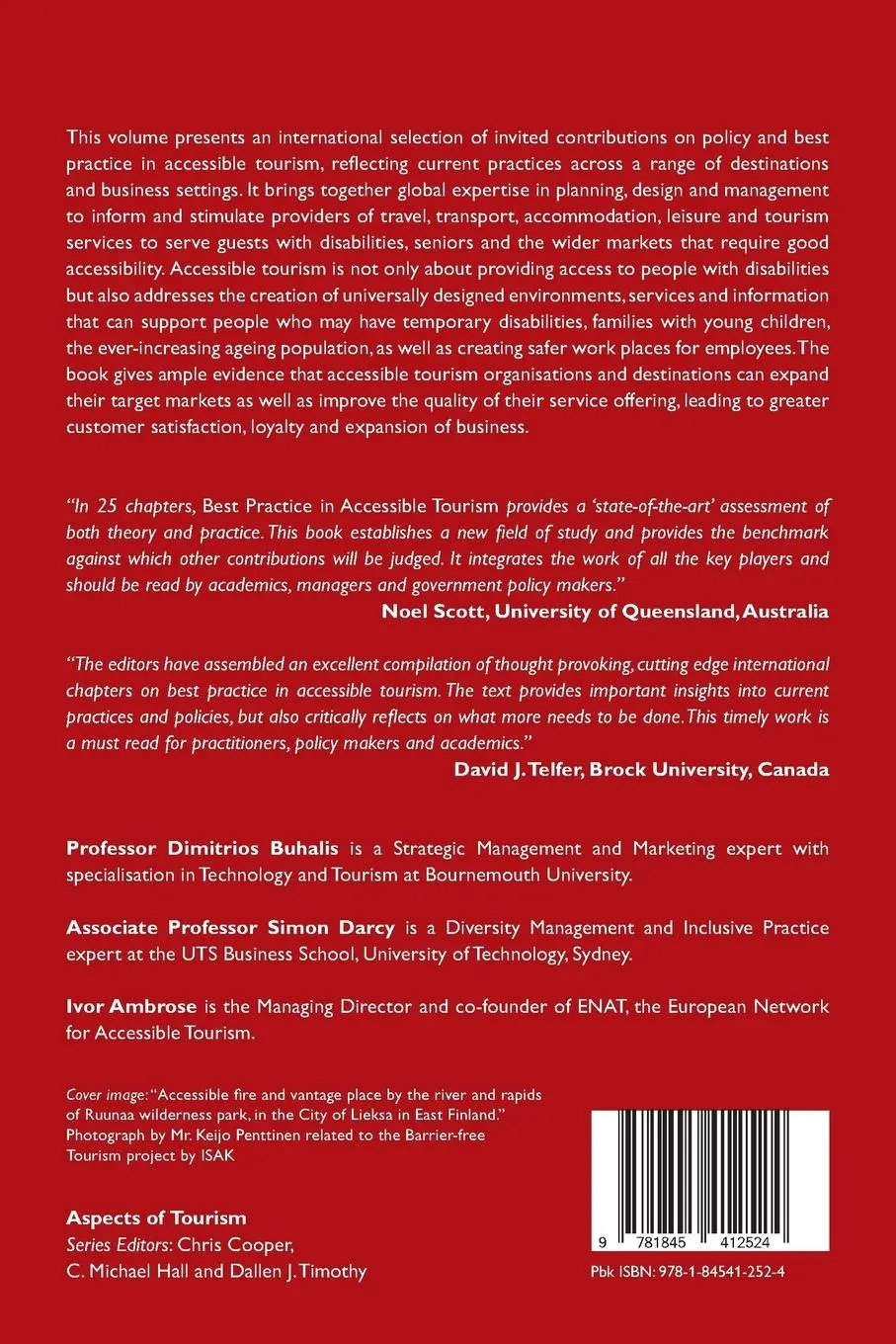 Rückseite: 9781845412524 | Best Practice in Accessible Tourism | Dimitrios Buhalis (u. a.) | Buch