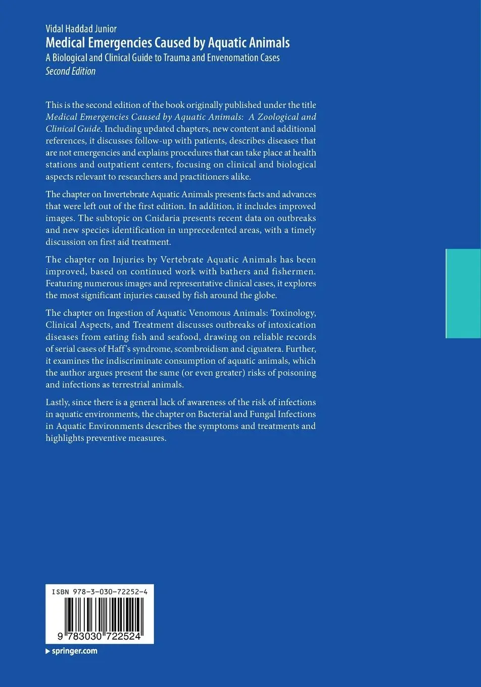 Rückseite: 9783030722524 | Medical Emergencies Caused by Aquatic Animals | Vidal Haddad Junior