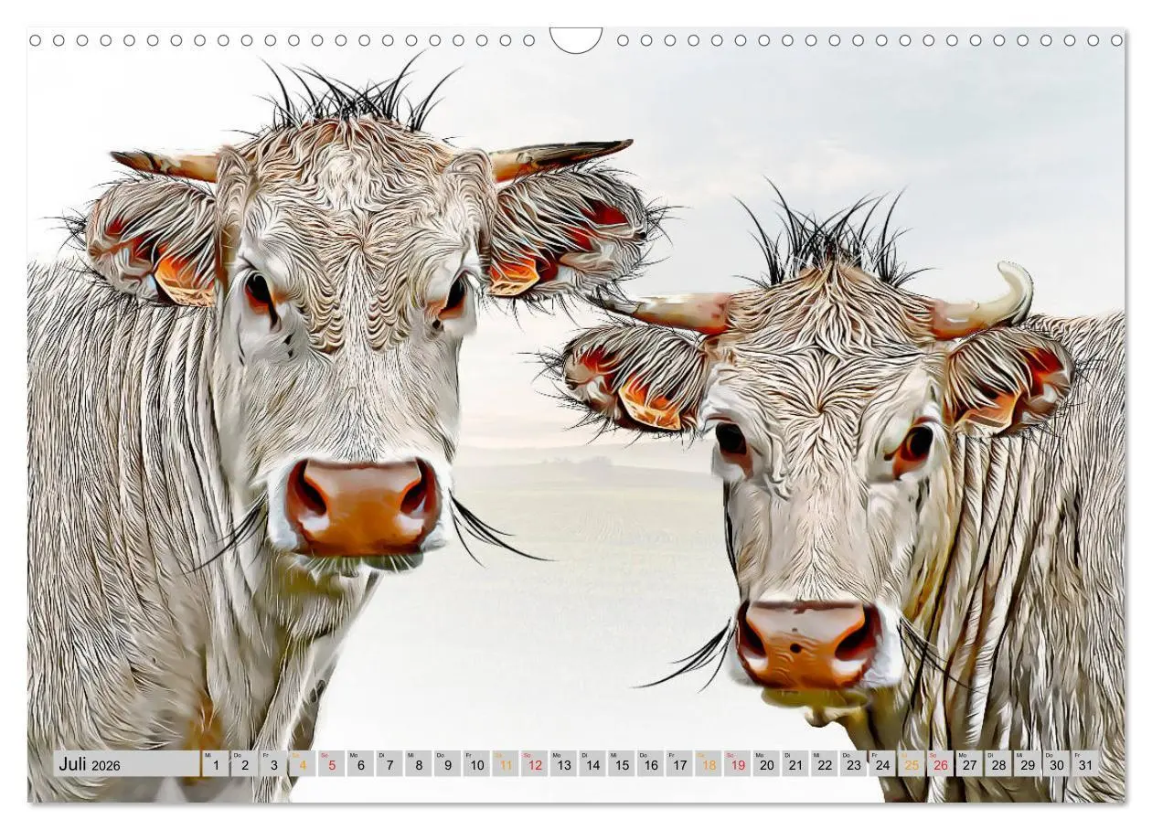 Bild: 9783457752524 | Rindviecher unglaublich (Wandkalender 2026 DIN A3 quer), CALVENDO...