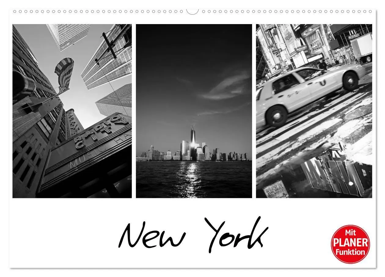 Cover: 9783457992524 | New York (Wandkalender 2026 DIN A2 quer), CALVENDO Monatskalender