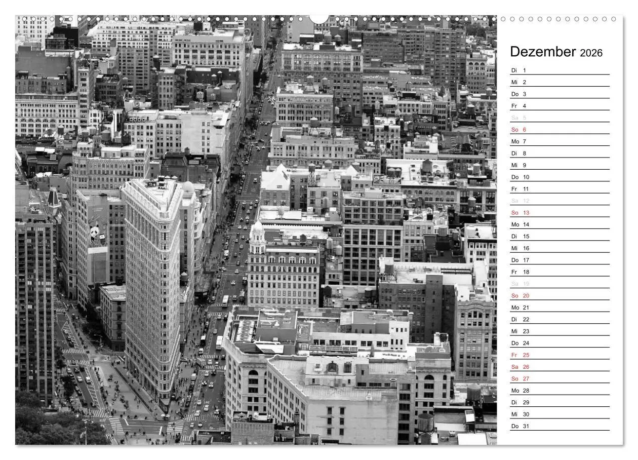 Bild: 9783457992524 | New York (Wandkalender 2026 DIN A2 quer), CALVENDO Monatskalender