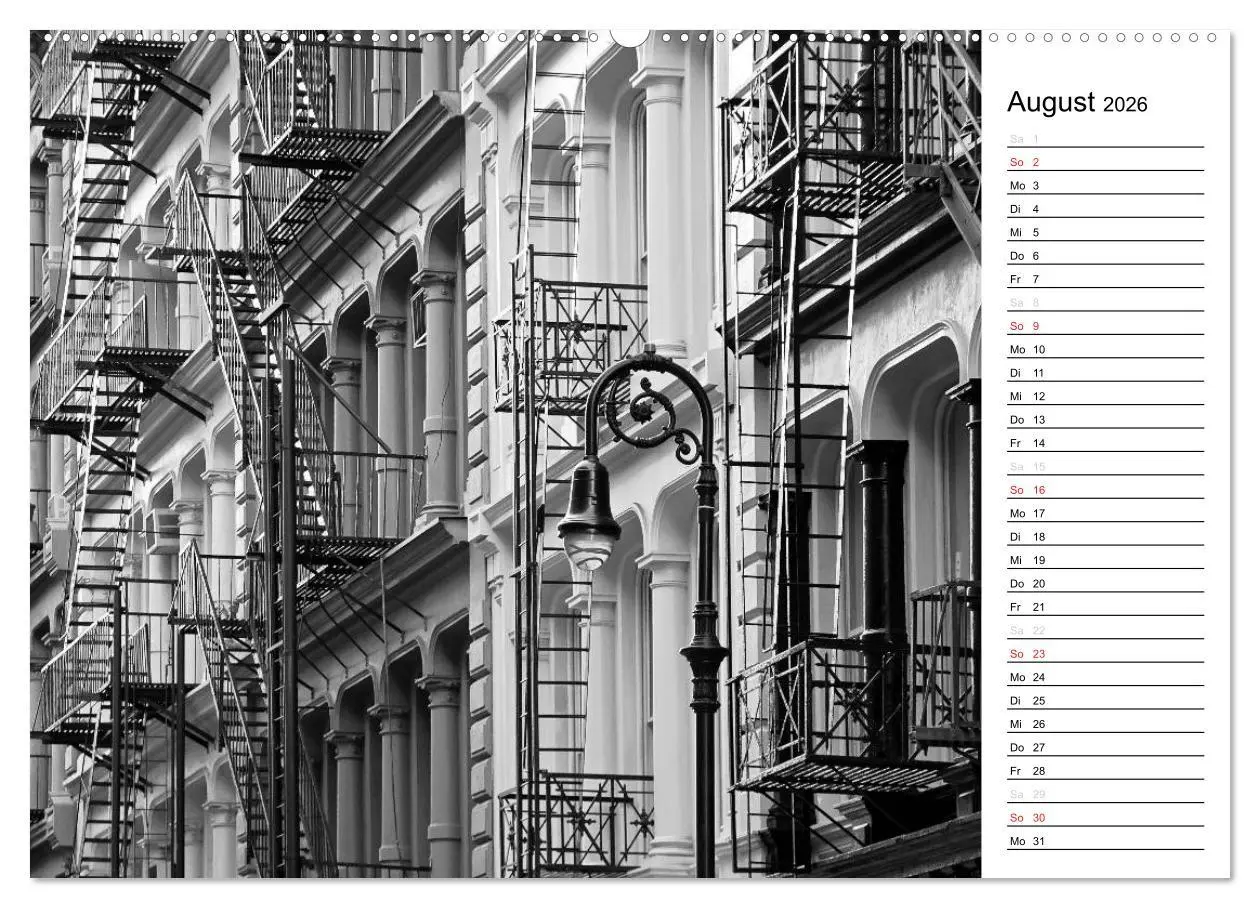 Bild: 9783457992524 | New York (Wandkalender 2026 DIN A2 quer), CALVENDO Monatskalender
