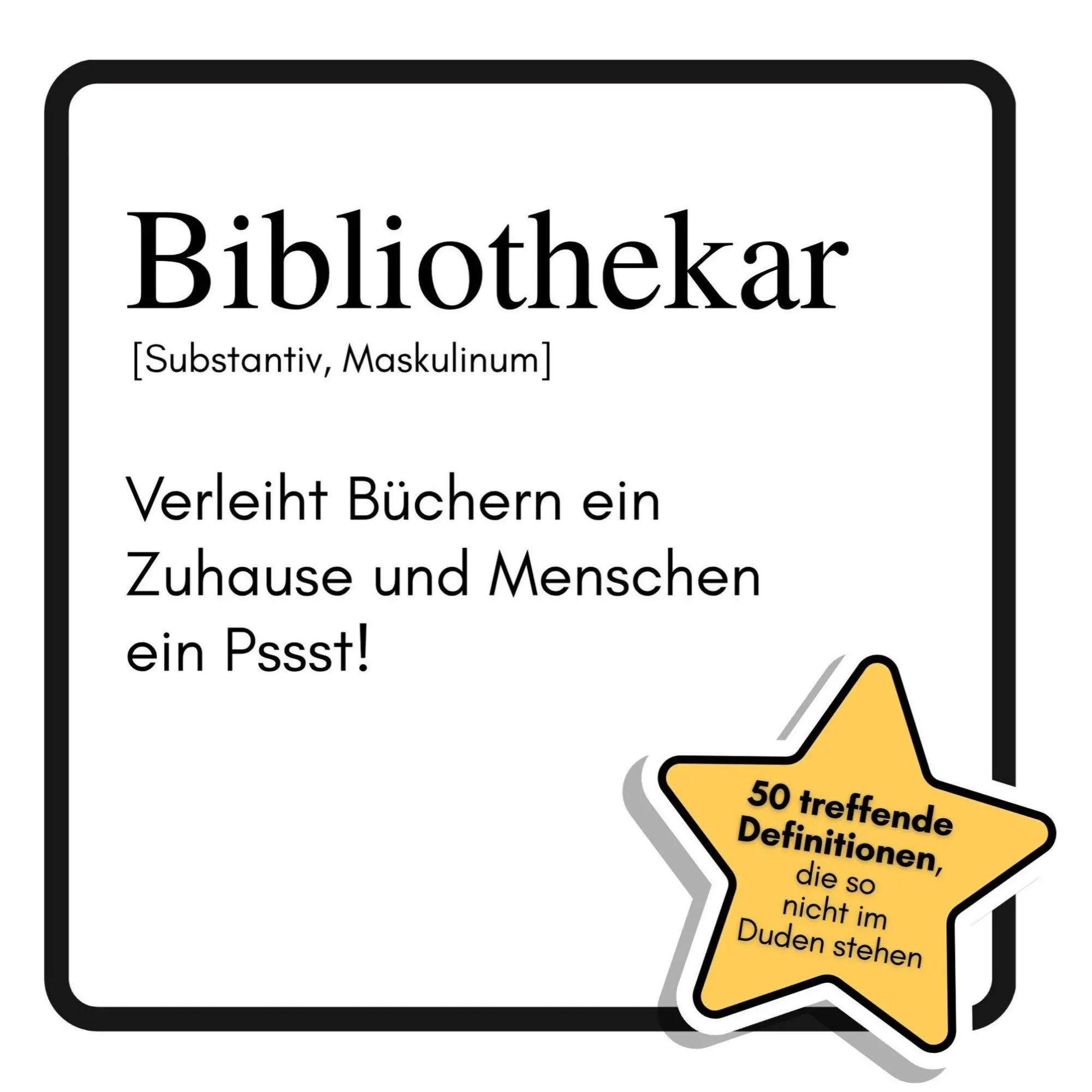 Cover: 9783759182524 | Bibliothekar | Verleiht Büchern ein Zuhause und Menschen ein Pssst!