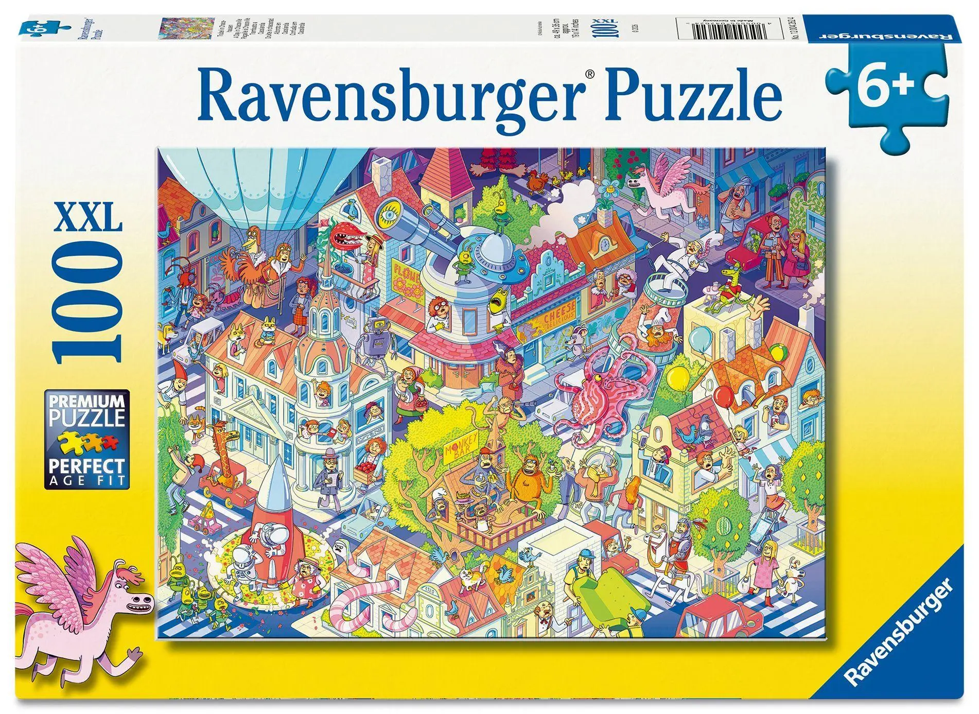Cover: 4005555042624 | Kinderpuzzle 100 XXL Teile - Trubel in Chaoshausen | Spiel | 12004262