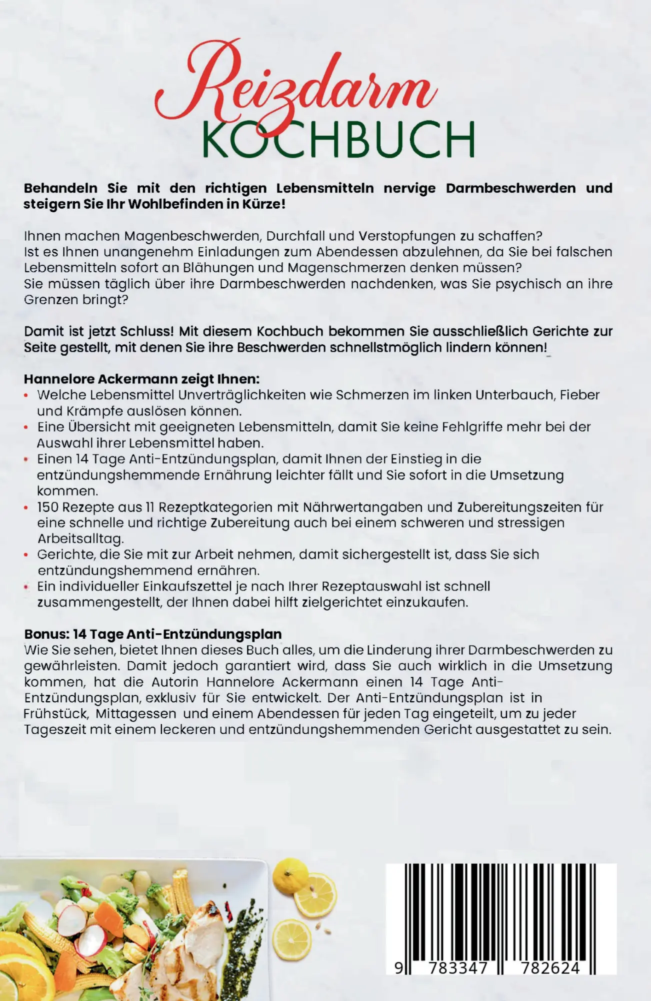 Rückseite: 9783347782624 | Reizdarm Kochbuch - Das große Kochbuch mit 150 leckeren und...