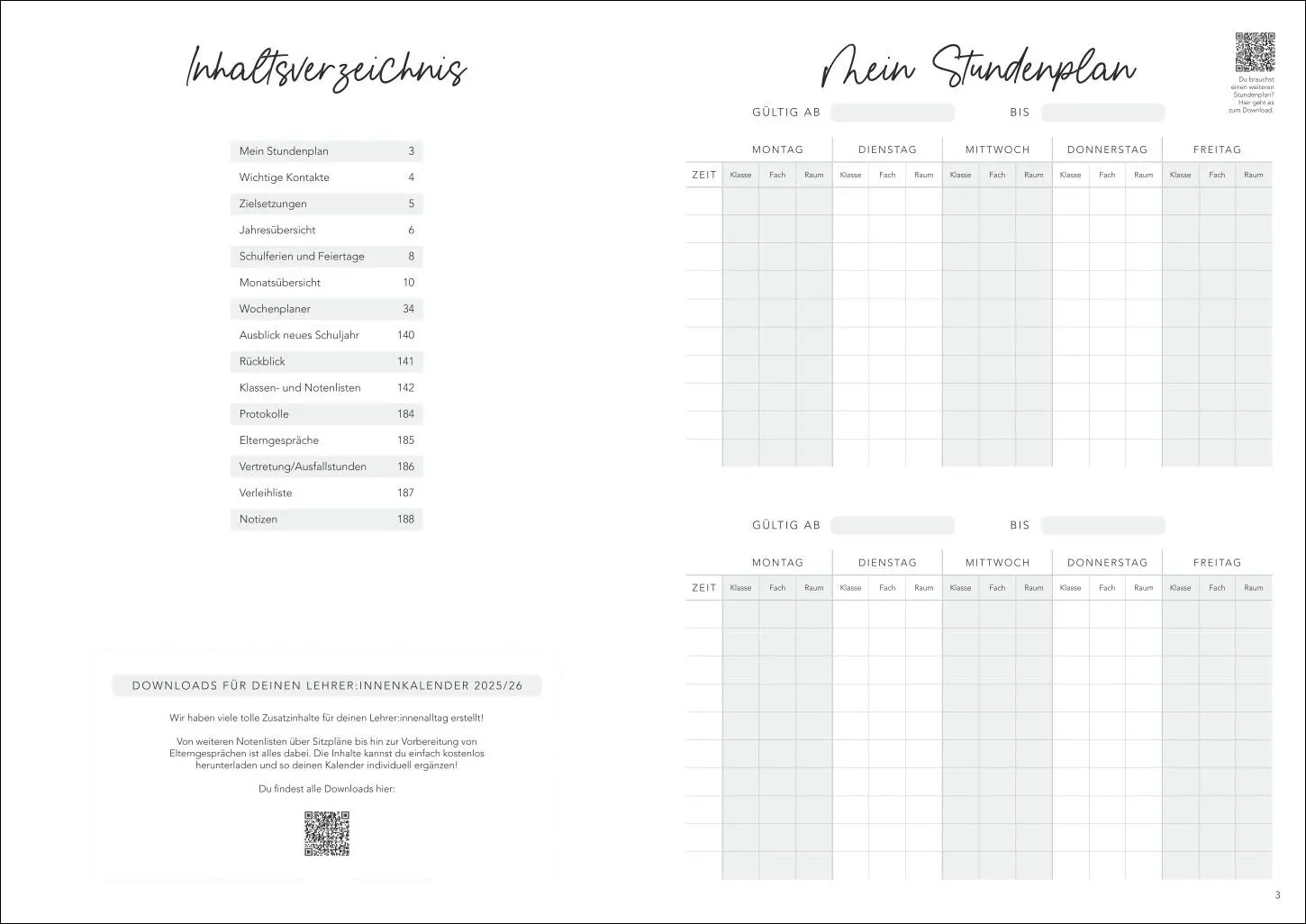 Bild: 9783756412624 | Lehrerkalender 2026 | Kalender | Bürokalender Heye | 192 S. | Deutsch