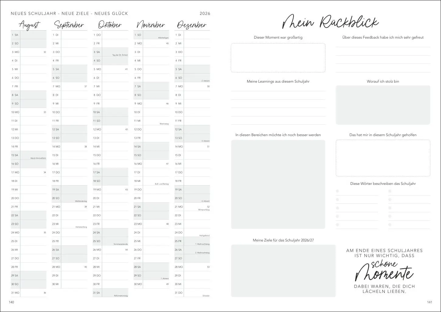 Bild: 9783756412624 | Lehrerkalender 2026 | Kalender | Bürokalender Heye | 192 S. | Deutsch