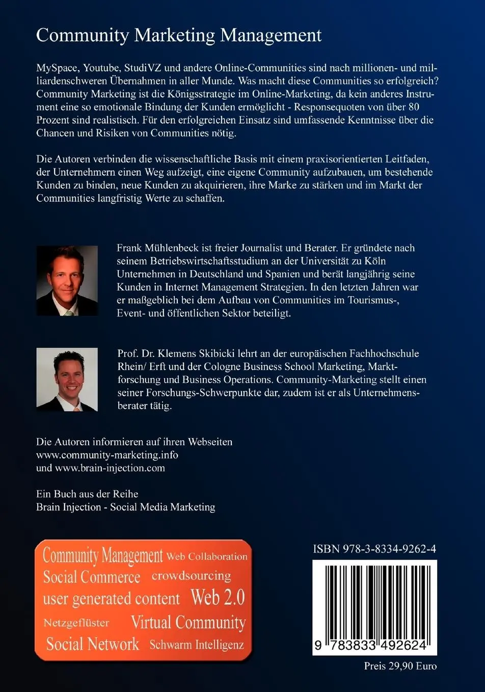 Rückseite: 9783833492624 | Community Marketing Management | Frank Mühlenbeck (u. a.) | Buch
