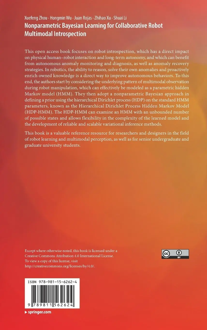 Rückseite: 9789811562624 | Nonparametric Bayesian Learning for Collaborative Robot Multimodal...