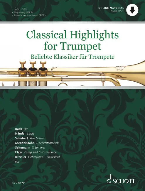 Cover: 9790001222624 | Beliebte Klassiker für Trompete | Kate Mitchell | 44 S. | 2026