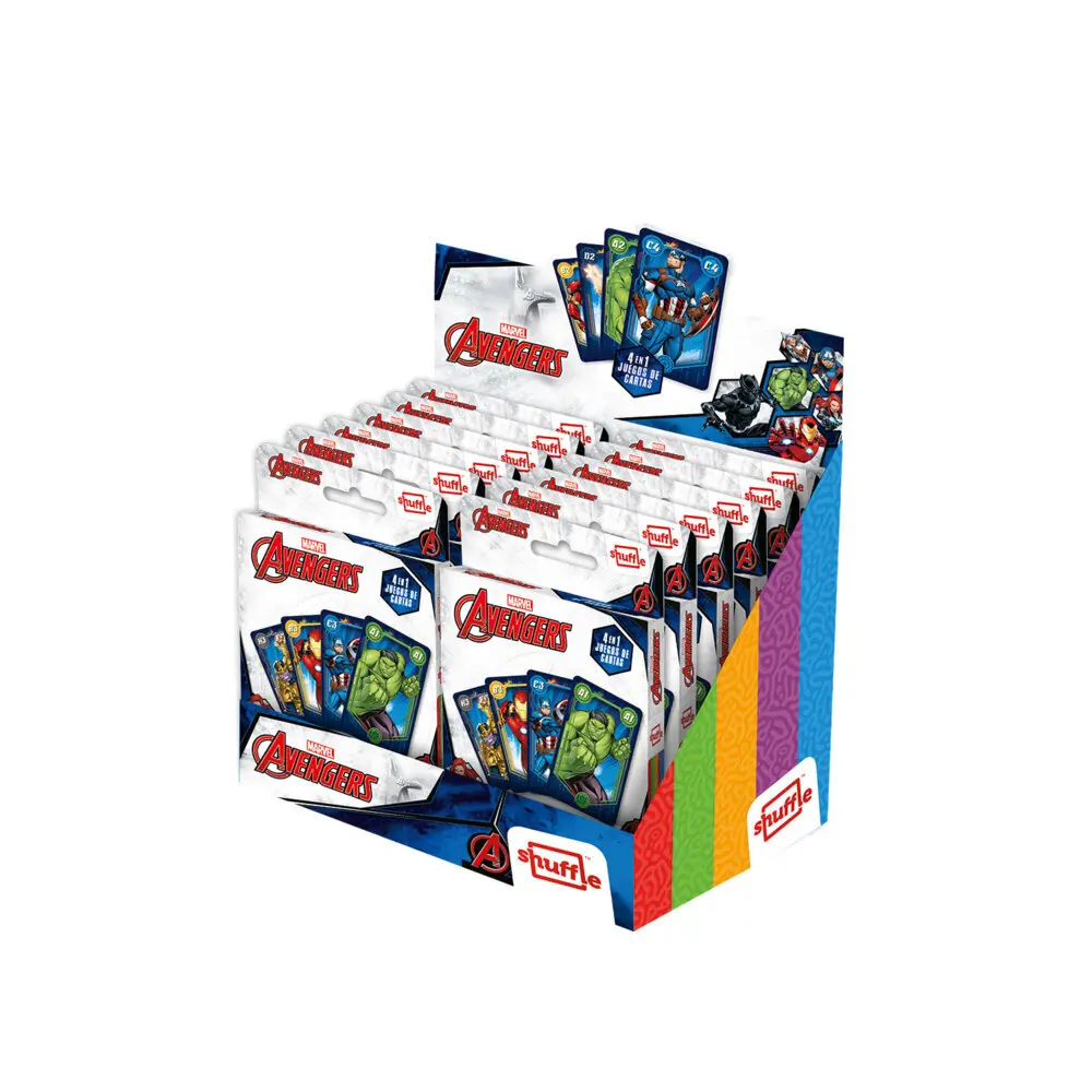 Bild: 5411068862724 | Disney Marvel Avengers - Quartett 4 in 1 | Shuffle | Spiel | 10028042