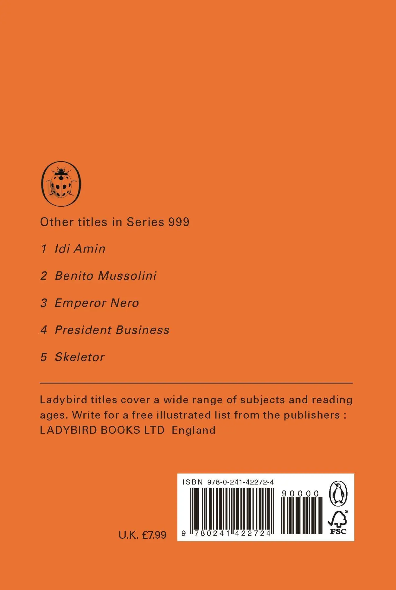 Rückseite: 9780241422724 | A Ladybird Book about Trump | Jason Hazeley (u. a.) | Buch | 54 S.