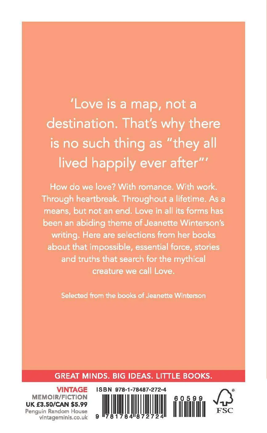 Rückseite: 9781784872724 | Love | Jeanette Winterson | Taschenbuch | Vintage Classics | 113 S.