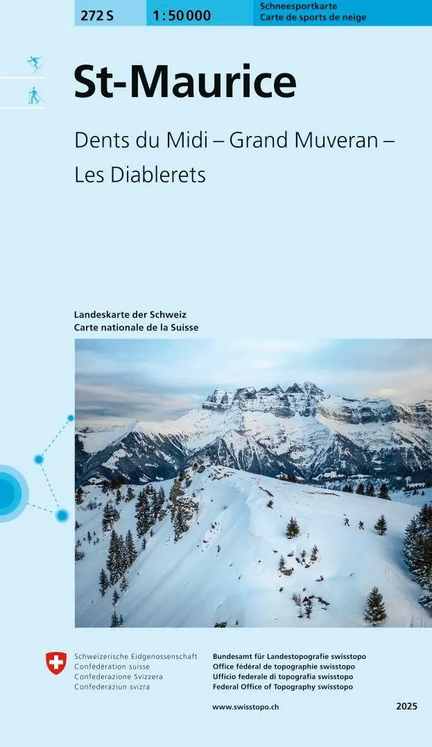 272S St-Maurice Schneesportkarte