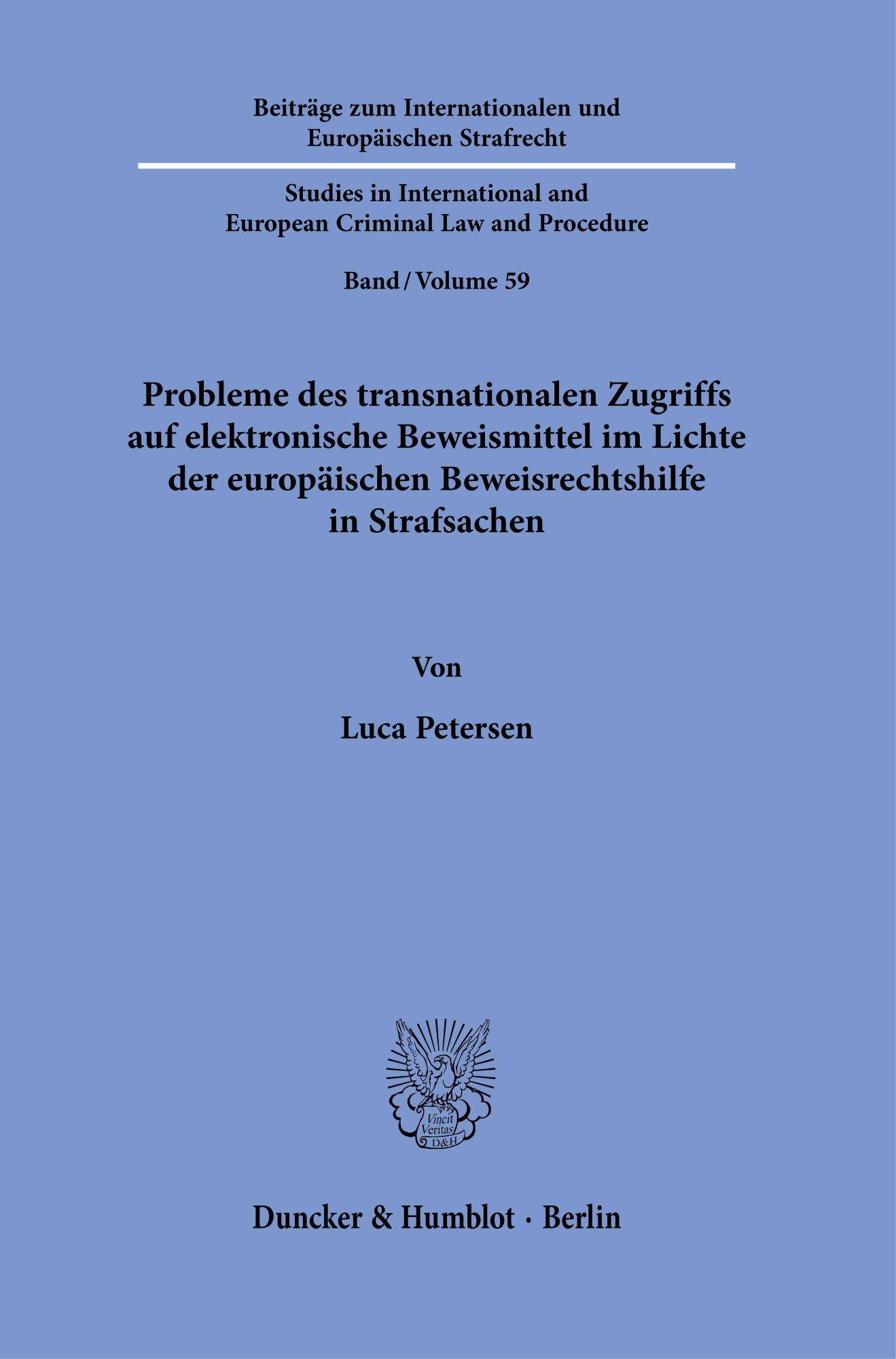 Cover: 9783428192724 | Probleme des transnationalen Zugriffs auf elektronische...