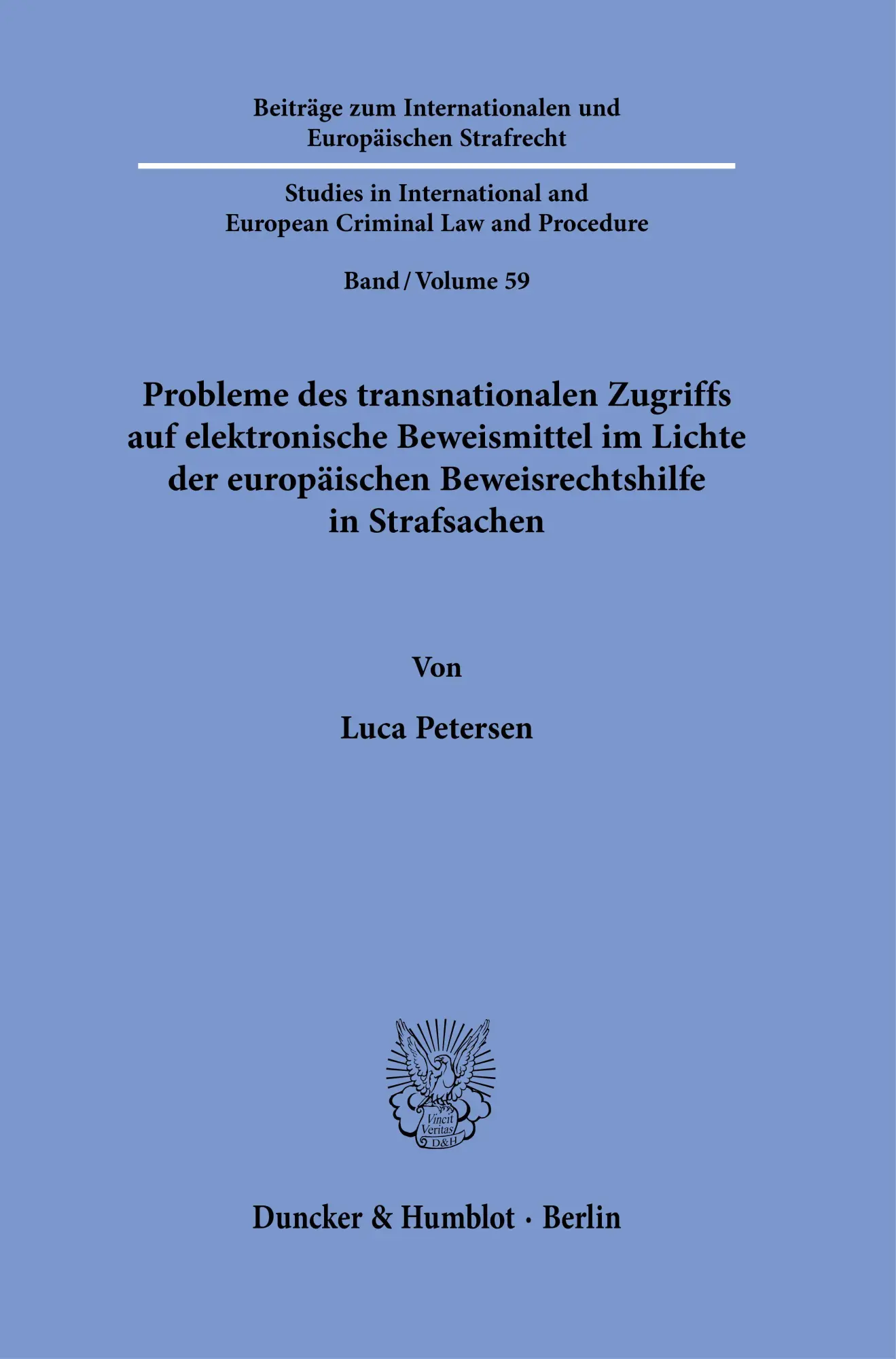 Cover: 9783428192724 | Probleme des transnationalen Zugriffs auf elektronische...