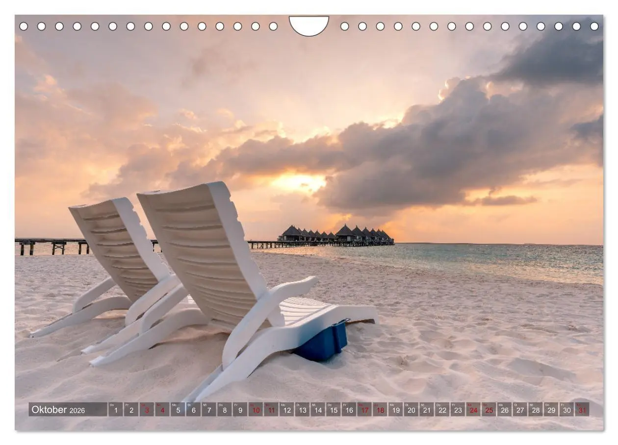 Bild: 9783457662724 | Malediven - Das perfekte Licht (Wandkalender 2026 DIN A4 quer),...