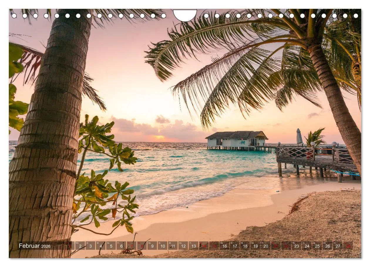 Bild: 9783457662724 | Malediven - Das perfekte Licht (Wandkalender 2026 DIN A4 quer),...