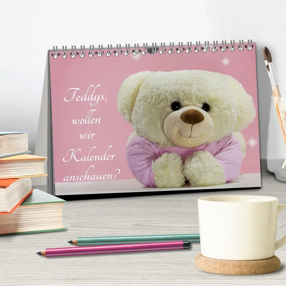 Bild: 9783457972724 | Teddys, wollen wir Kalender anschauen? (Tischkalender 2026 DIN A5...