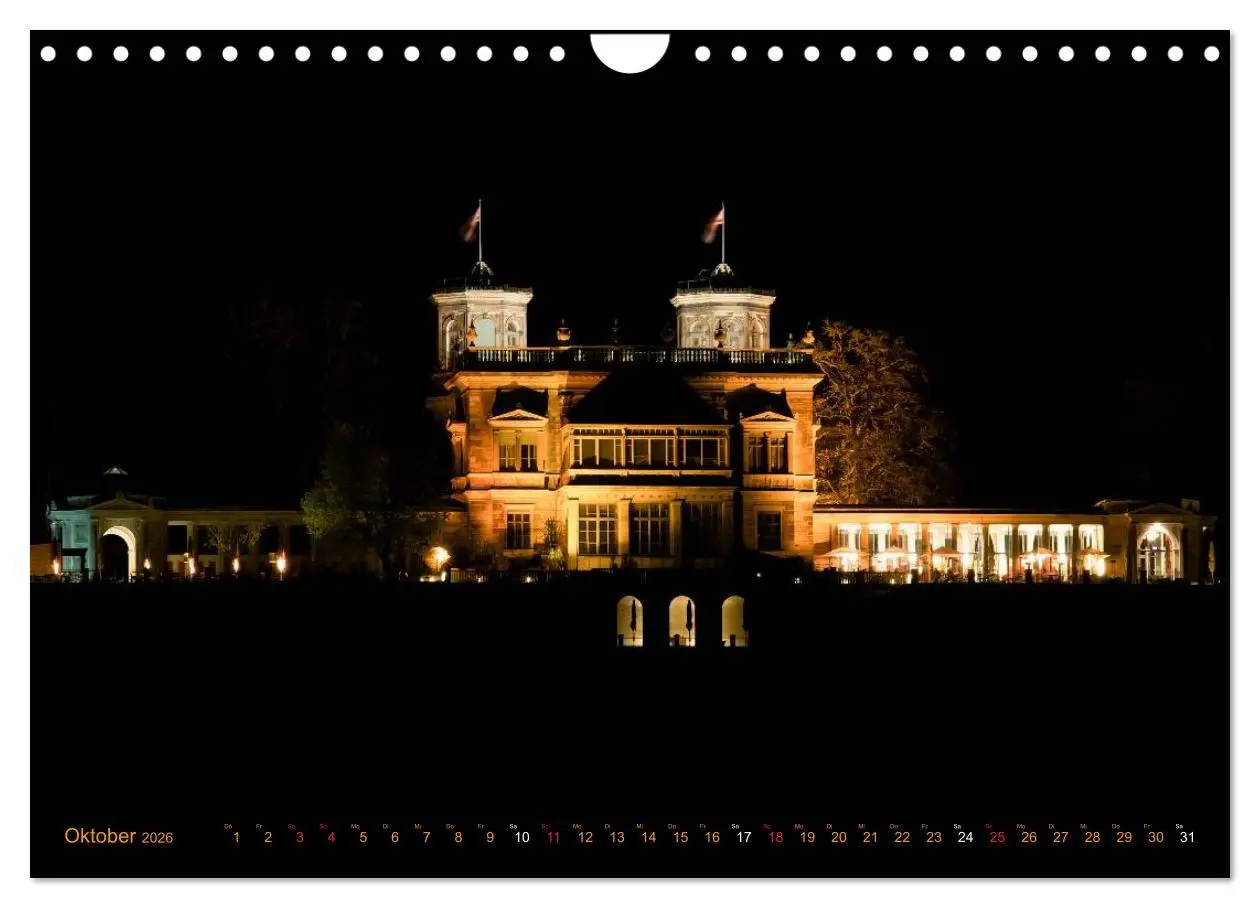 Bild: 9783516132724 | Eine Nacht in Dresden (Wandkalender 2026 DIN A4 quer), CALVENDO...