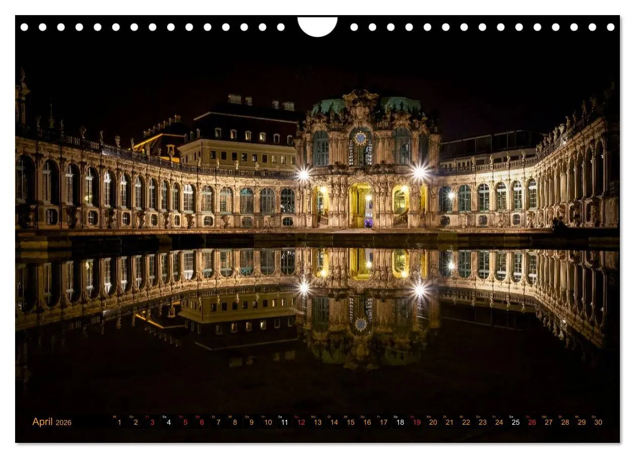 Bild: 9783516132724 | Eine Nacht in Dresden (Wandkalender 2026 DIN A4 quer), CALVENDO...
