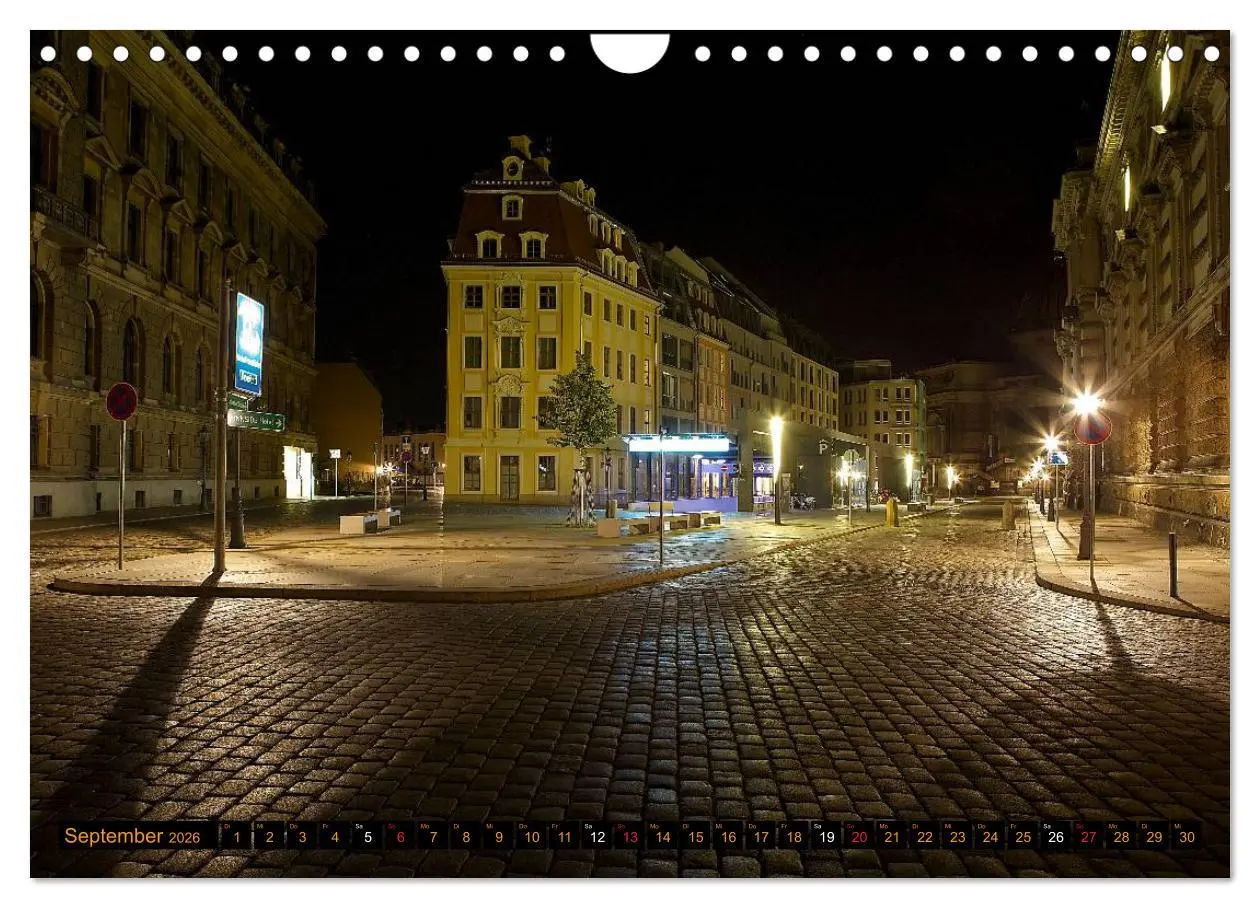 Bild: 9783516132724 | Eine Nacht in Dresden (Wandkalender 2026 DIN A4 quer), CALVENDO...