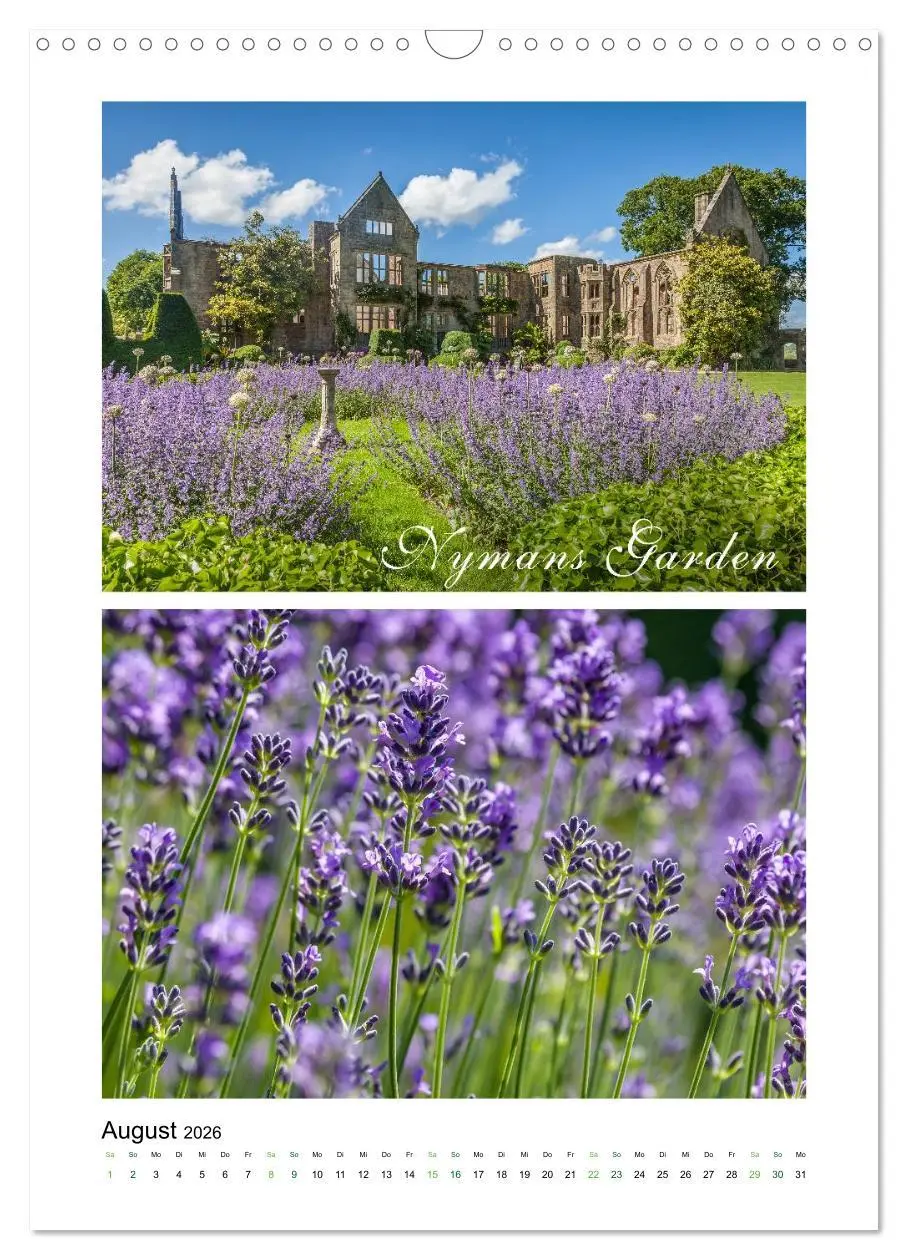 Bild: 9783516442724 | Gartenparadiese in England (Wandkalender 2026 DIN A3 hoch),...