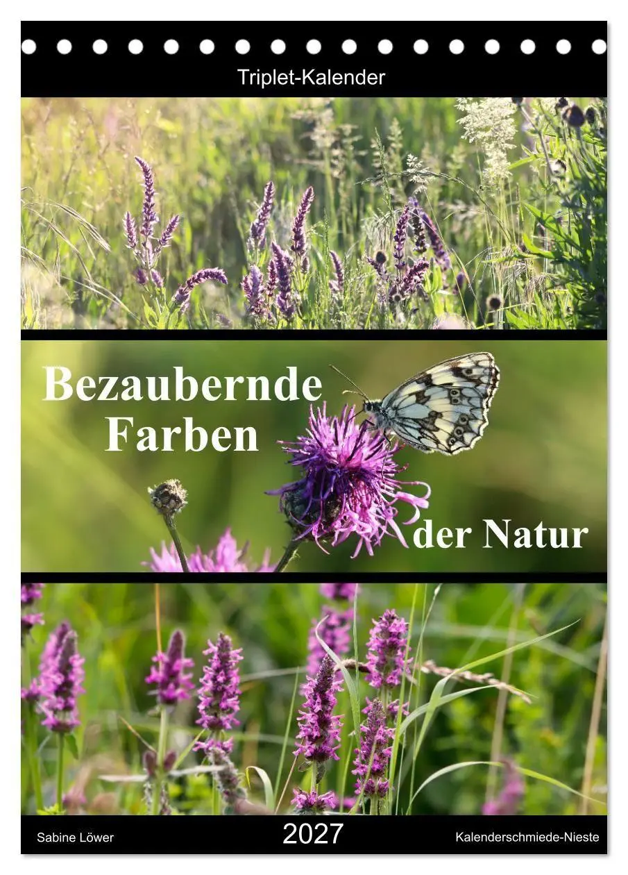 Cover: 9783569462724 | Bezaubernde Farben der Natur (Tischkalender 2027 DIN A5 hoch),...