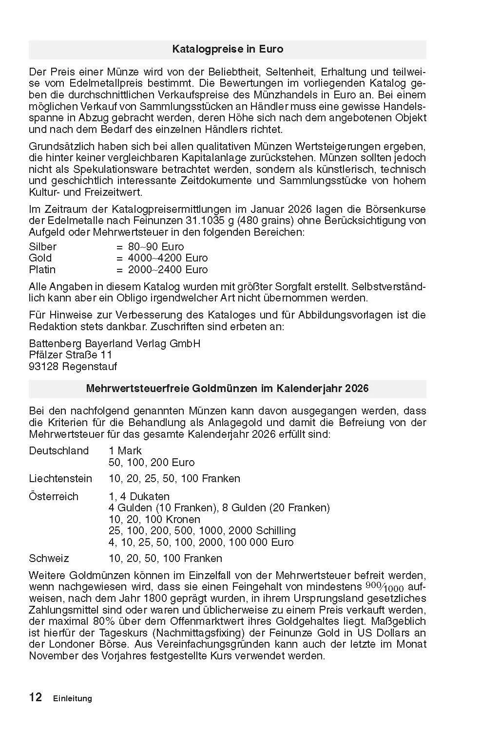 Bild: 9783866462724 | Kleiner deutscher Münzkatalog | von 1871 bis heute | Günter Schön