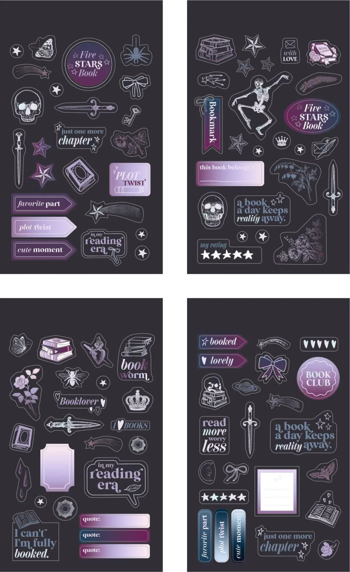 Bild: 4050003972824 | Stickerbogen mit 100 Stickern | Passion for Pages | Taschenbuch | 5 S.