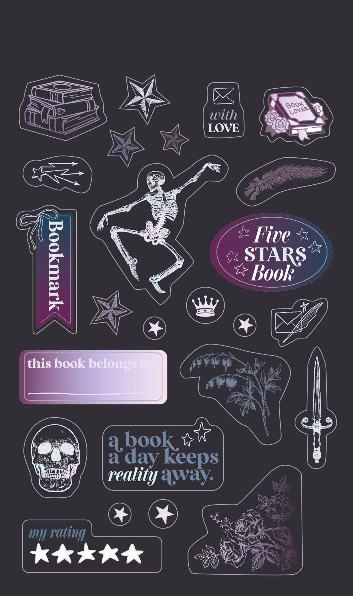 Bild: 4050003972824 | Stickerbogen mit 100 Stickern | Passion for Pages | Taschenbuch | 5 S.