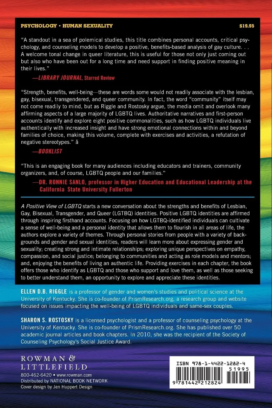 Rückseite: 9781442212824 | Positive View of LGBTQ | Embracing Identity and Cultivating Well-Being