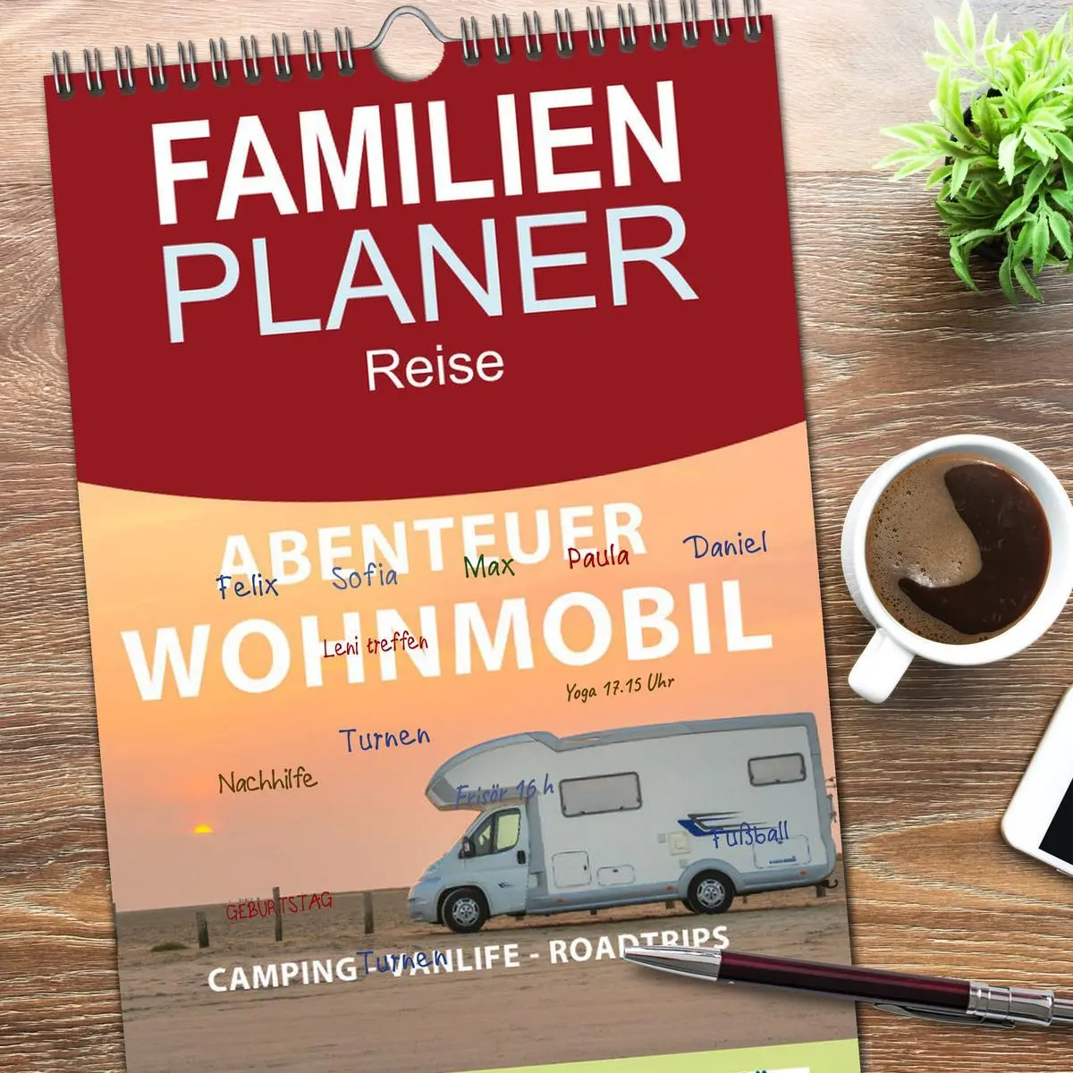 Bild: 9783516502824 | Familienplaner 2026 - Abenteuer Wohnmobil - Camping, Vanlife,...
