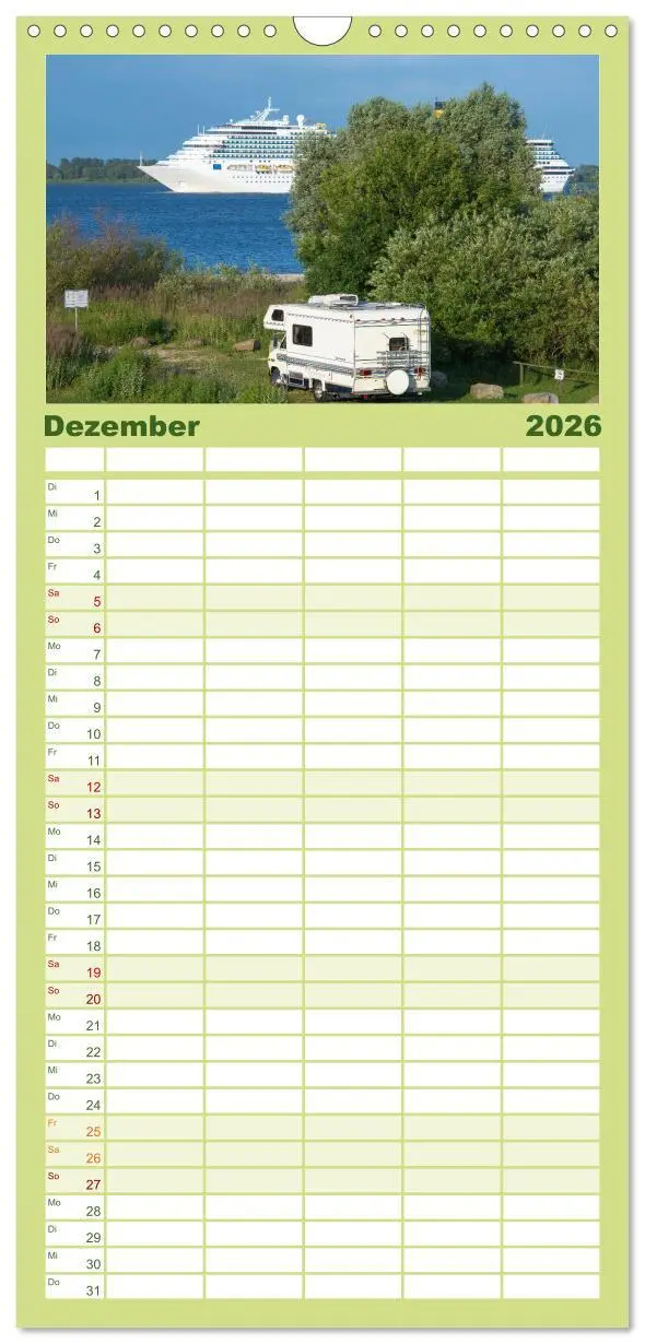 Bild: 9783516502824 | Familienplaner 2026 - Abenteuer Wohnmobil - Camping, Vanlife,...