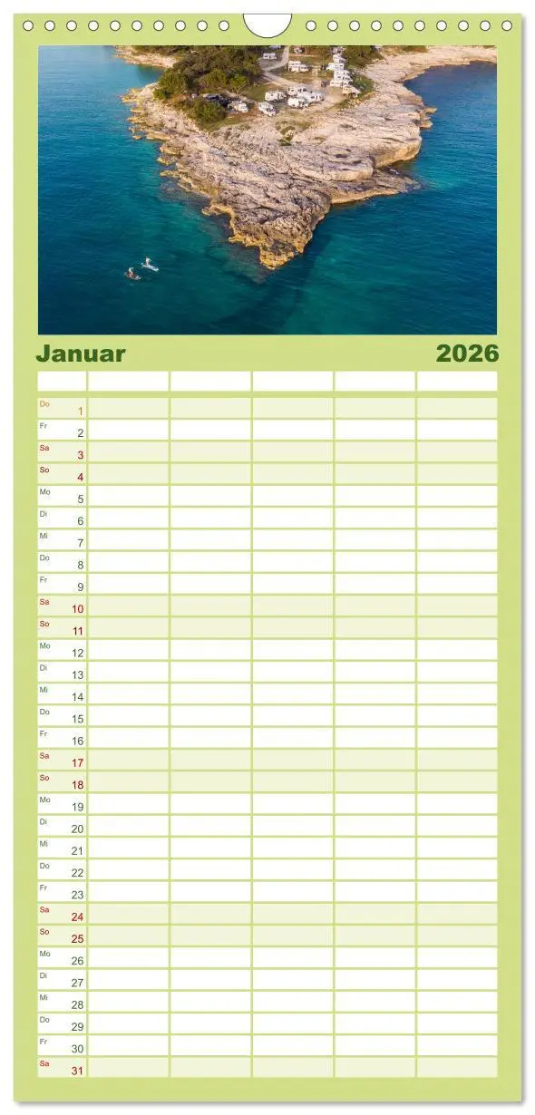 Bild: 9783516502824 | Familienplaner 2026 - Abenteuer Wohnmobil - Camping, Vanlife,...