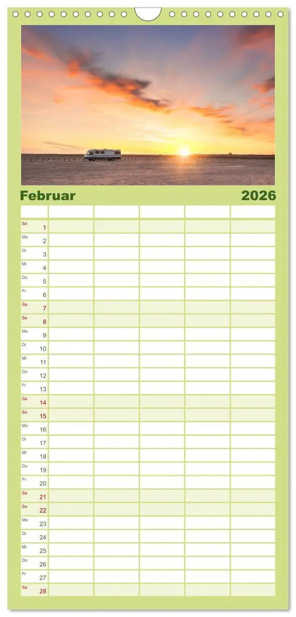 Bild: 9783516502824 | Familienplaner 2026 - Abenteuer Wohnmobil - Camping, Vanlife,...
