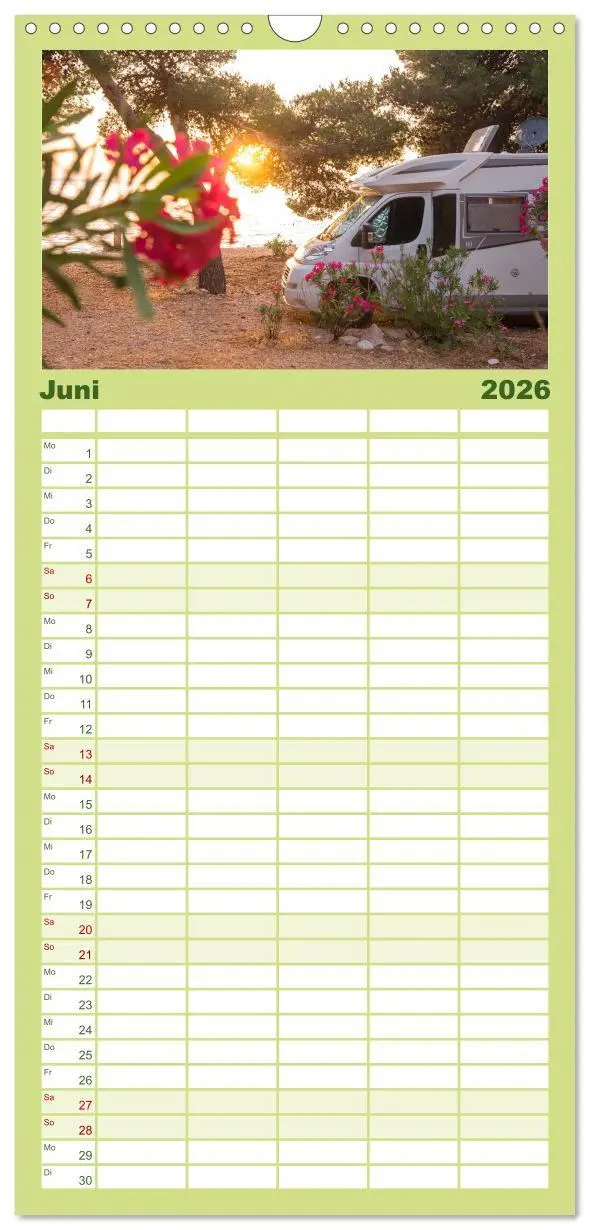 Bild: 9783516502824 | Familienplaner 2026 - Abenteuer Wohnmobil - Camping, Vanlife,...