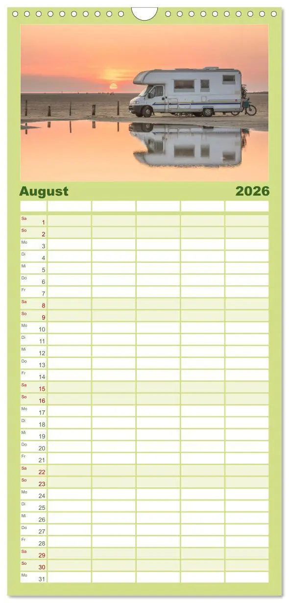 Bild: 9783516502824 | Familienplaner 2026 - Abenteuer Wohnmobil - Camping, Vanlife,...