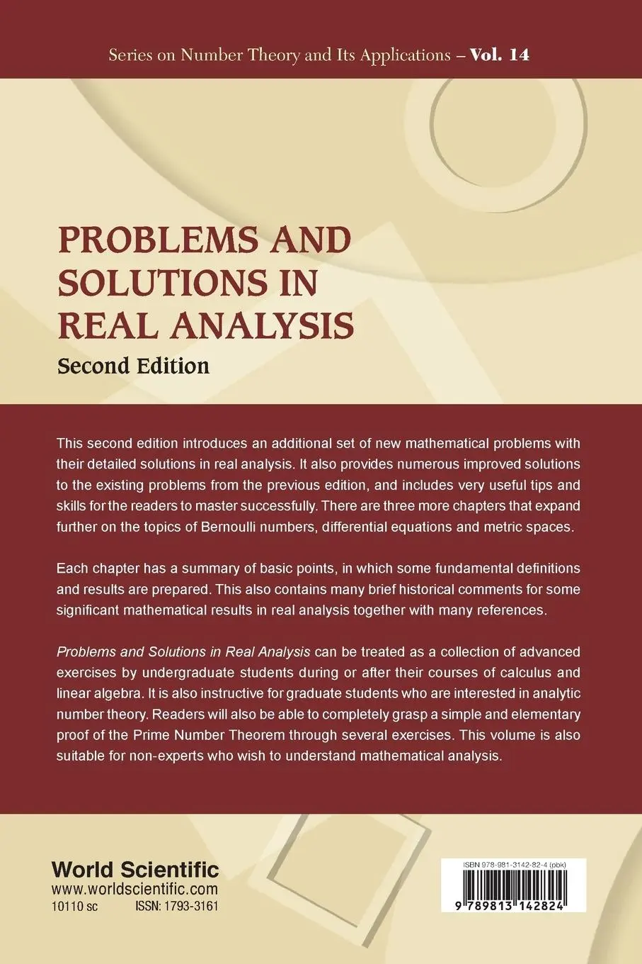 Rückseite: 9789813142824 | PROBLEM &amp; SOL REAL ANAL (2ND ED) | Masayoshi Hata | Taschenbuch | 2016