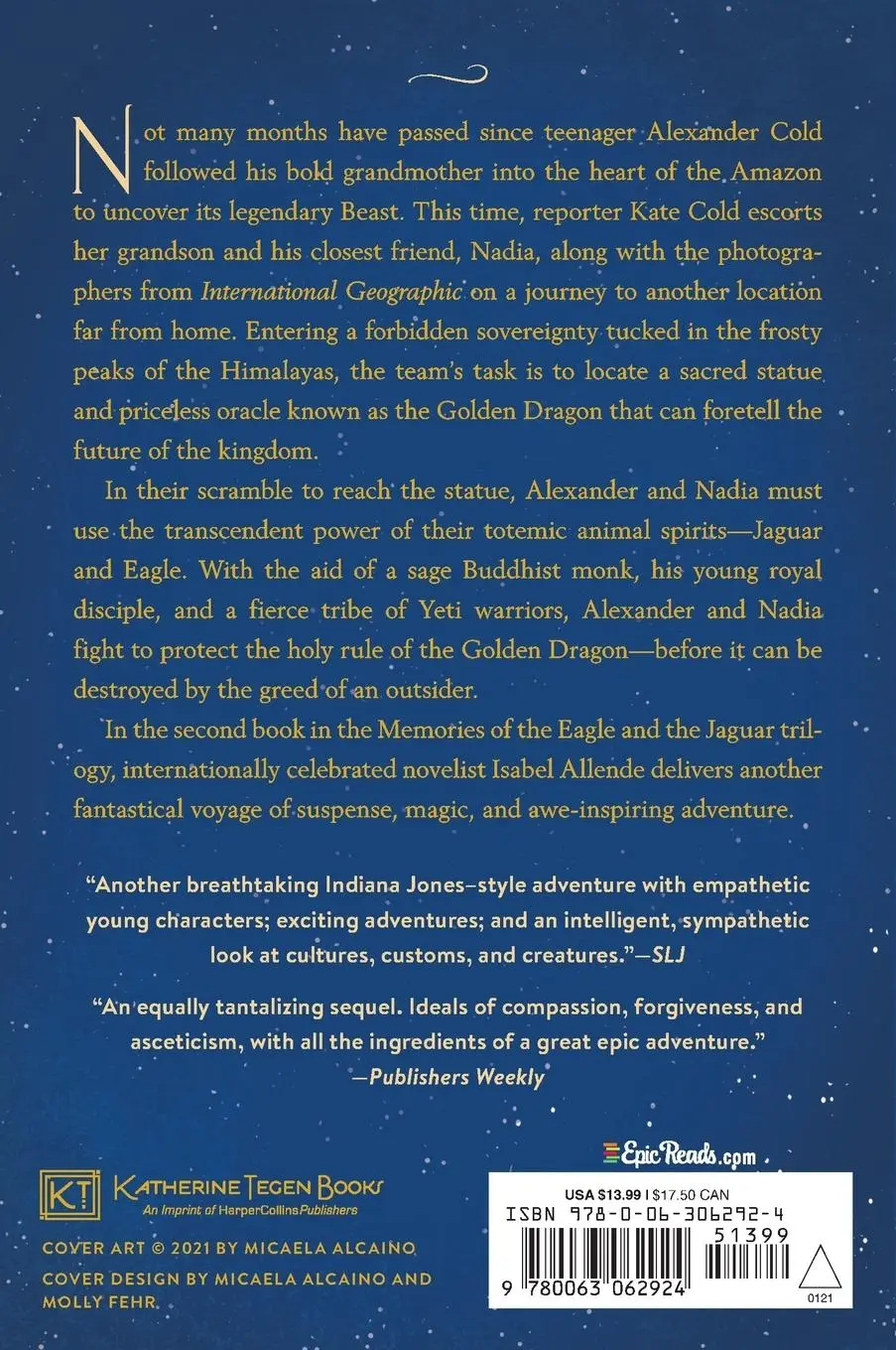 Rückseite: 9780063062924 | Kingdom of the Golden Dragon | Isabel Allende | Taschenbuch | Englisch