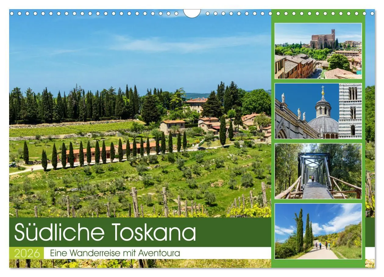 Cover: 9783457572924 | Südliche Toskana (Wandkalender 2026 DIN A3 quer), CALVENDO...