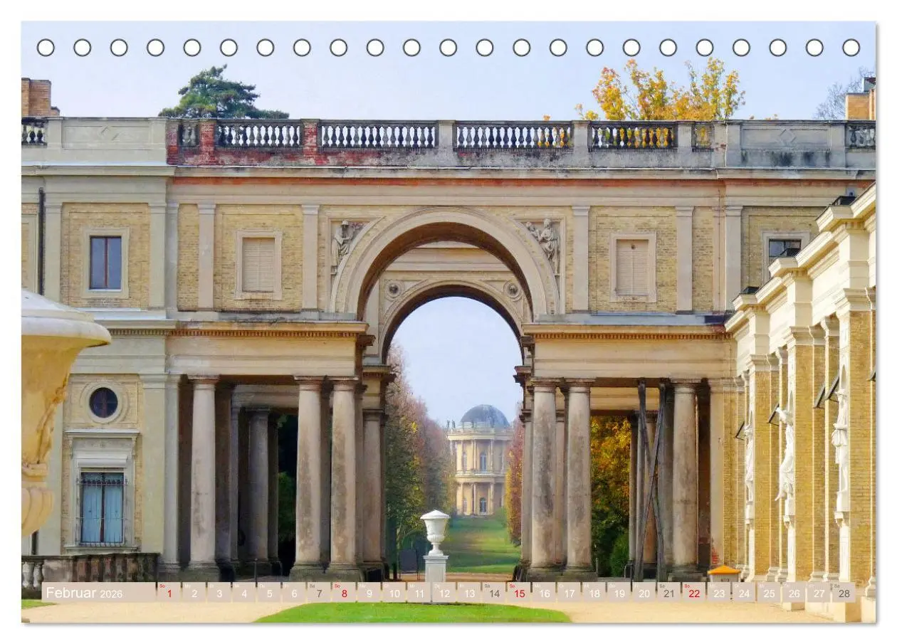 Bild: 9783457642924 | Rund um Schloss Sanssouci (Tischkalender 2026 DIN A5 quer),...