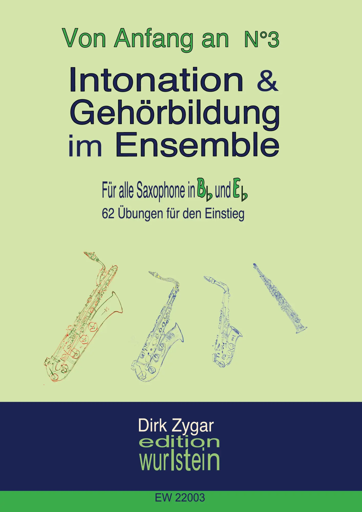 Cover: 9783756862924 | Intonation und Gehörbildung im Ensemble: Für alle Saxophone in Bb &amp; Eb