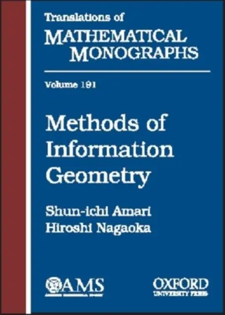 Cover: 9780821843024 | Methods of Information Geometry | Hiroshi Nagaoka (u. a.) | Buch