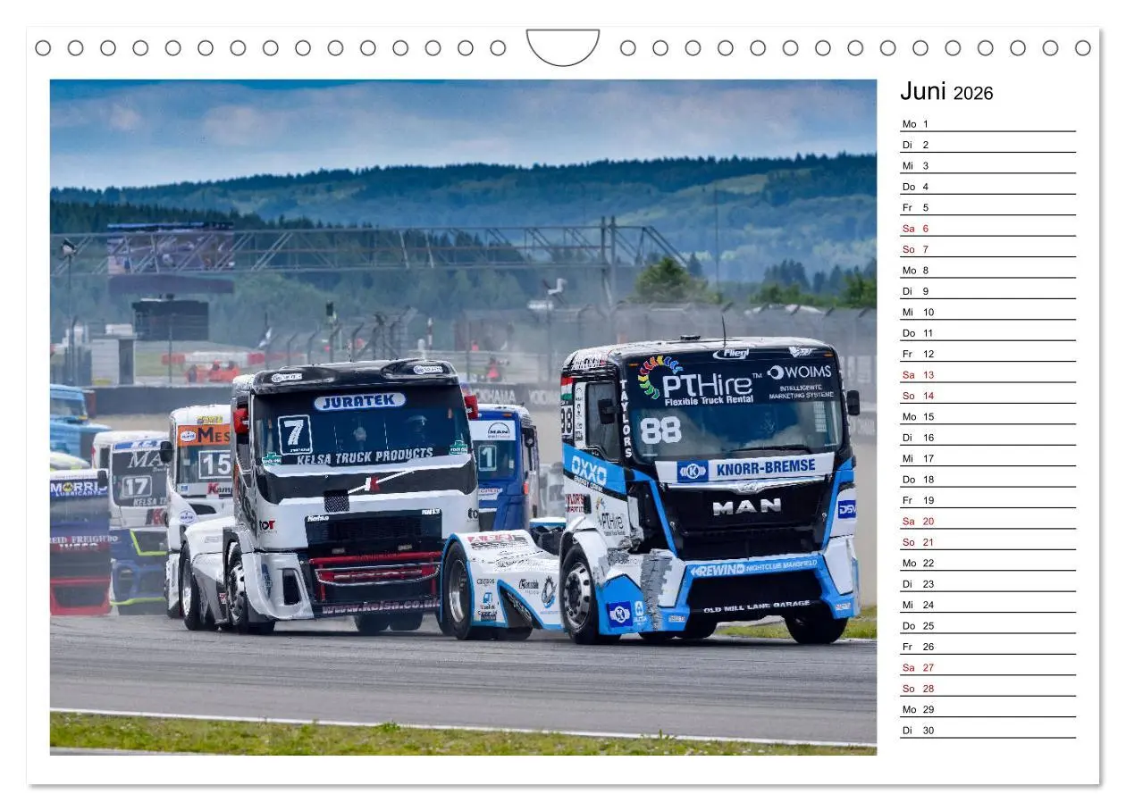 Bild: 9783457843024 | Truck Racing am Nürburgring (Wandkalender 2026 DIN A4 quer),...