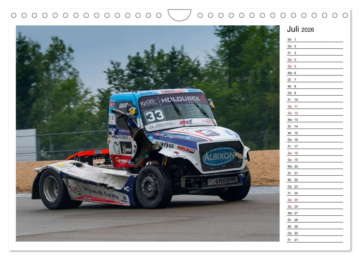 Bild: 9783457843024 | Truck Racing am Nürburgring (Wandkalender 2026 DIN A4 quer),...