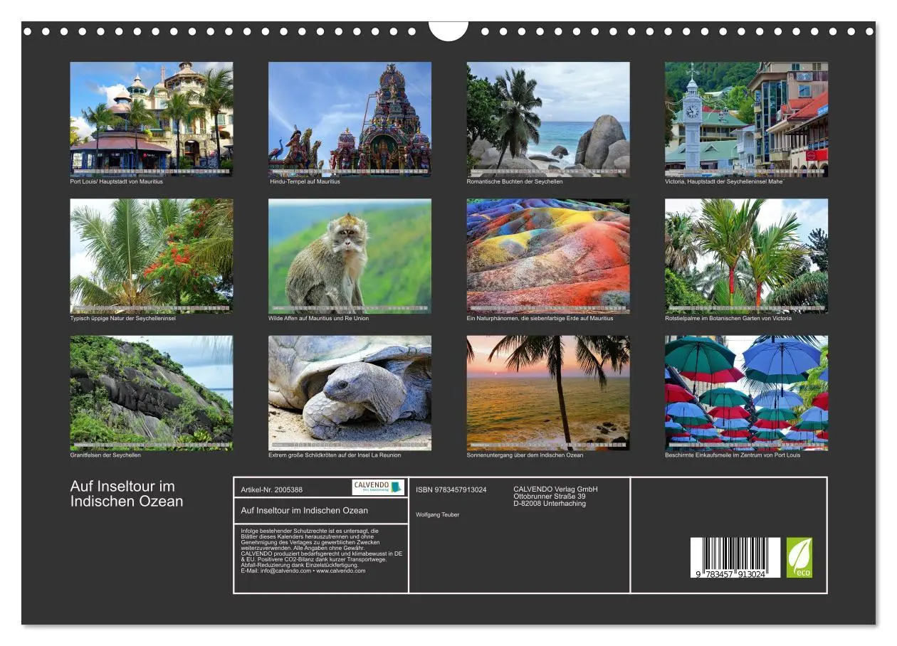 Bild: 9783457913024 | Auf Inseltour im Indischen Ozean (Wandkalender 2026 DIN A3 quer),...